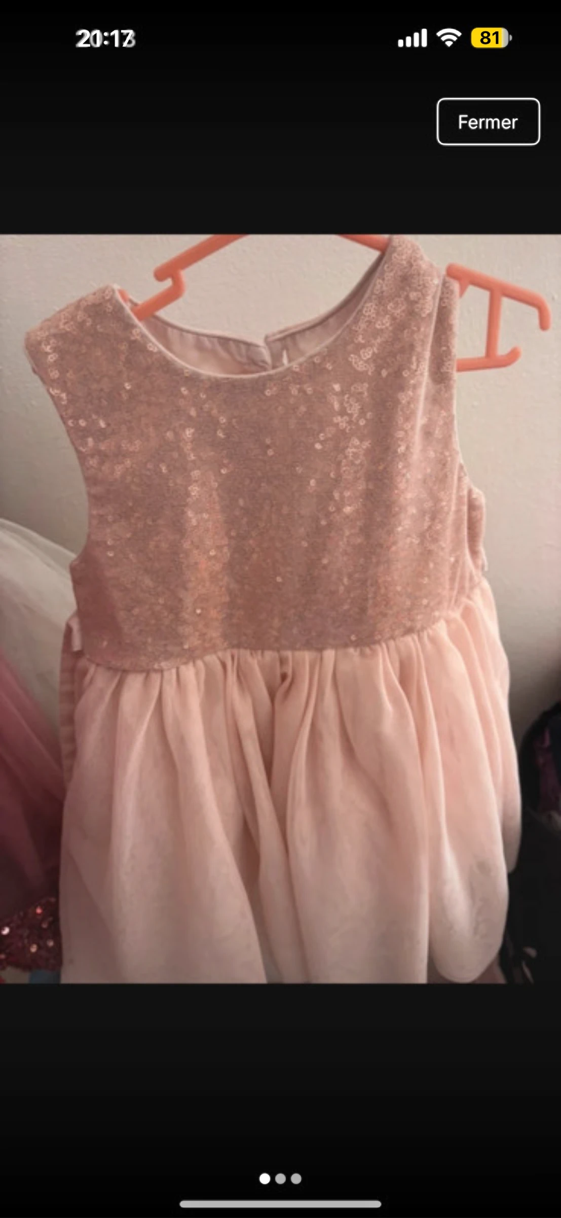 Robe bébé fille
